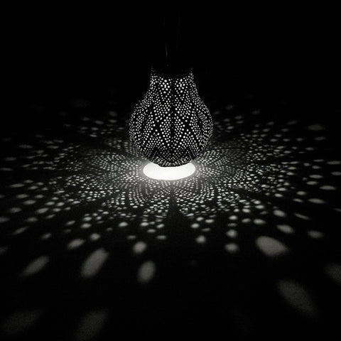 Lumiz Ikat Petrol Bulb LED Solar Lantern