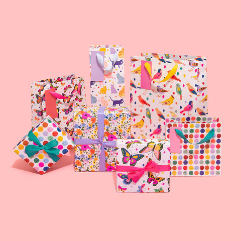 Floral Repeat Roll Wrap