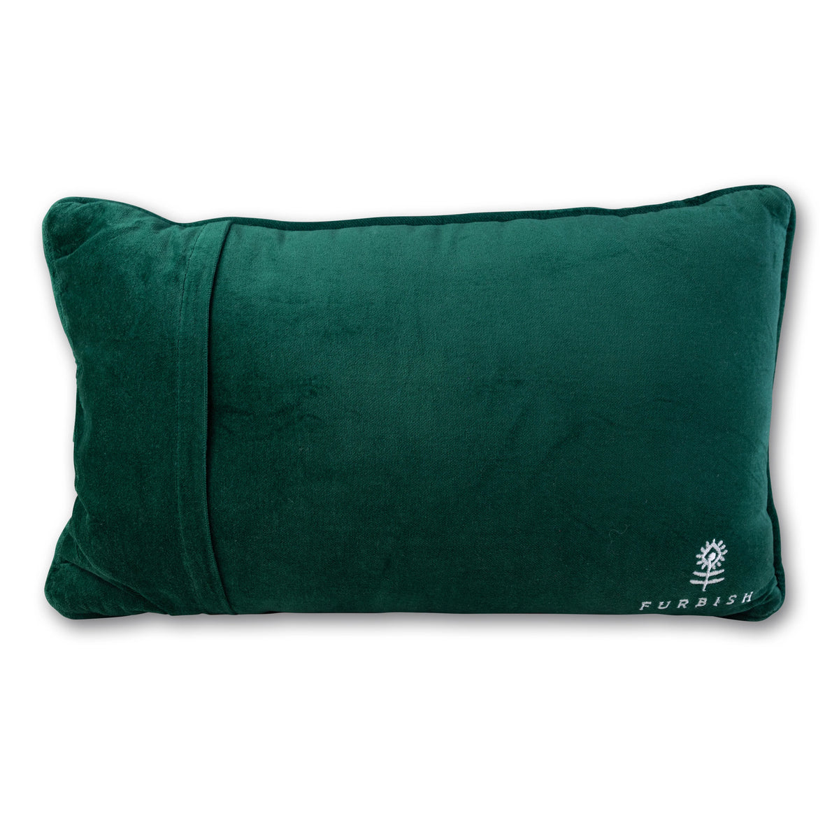 Furbish Caviar and Cash Needlepoint Pillow, view 3