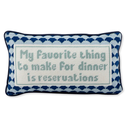 Furbish Studio Reservations needlepoint pillow