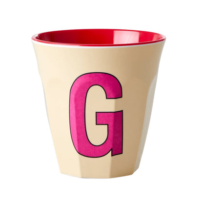 Rice Melamine Cup 250ml - Girl Plain Alphabet, view 8