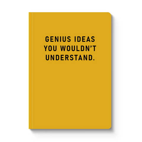 Genius Ideas Paperback Notebook (A5)