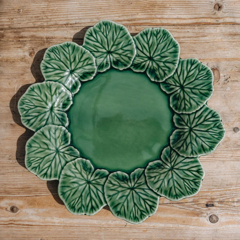 Bordallo Geranium Leaf Dinner Plate 27cm