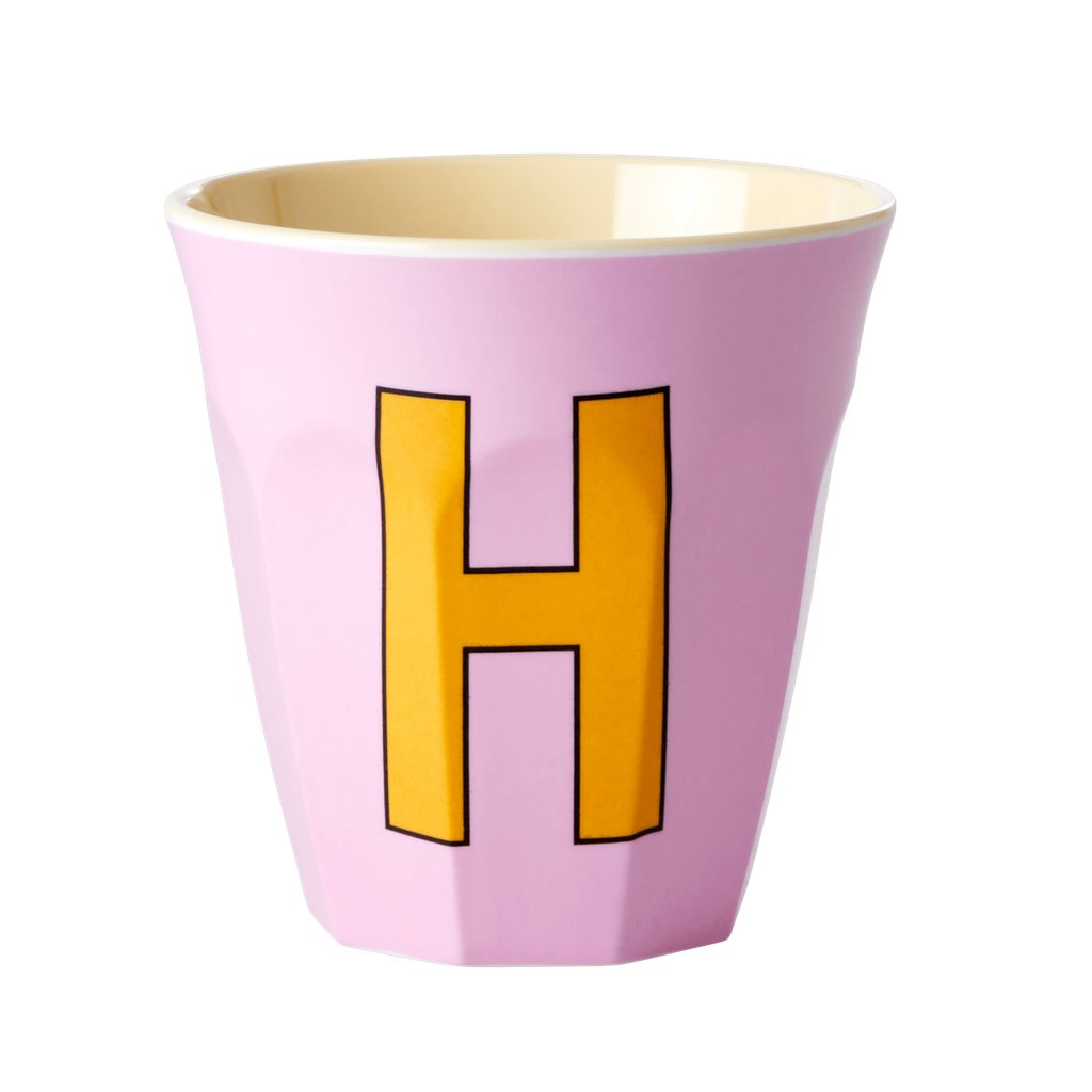 Rice Melamine Cup 250ml - Girl Plain Alphabet, view 9