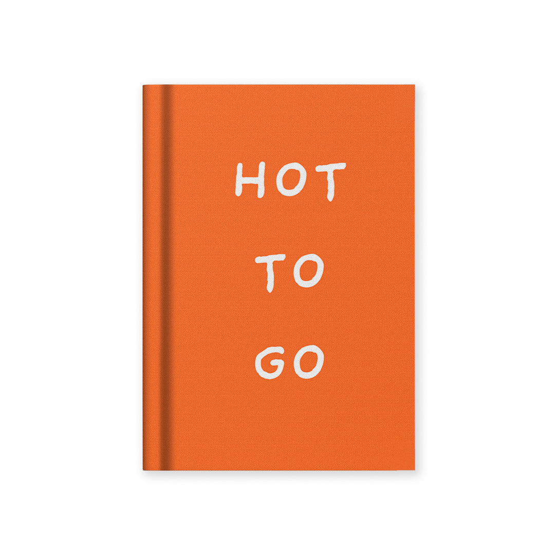 Ohh Deer Hot To Go Fabric Hardback Notebook in A7