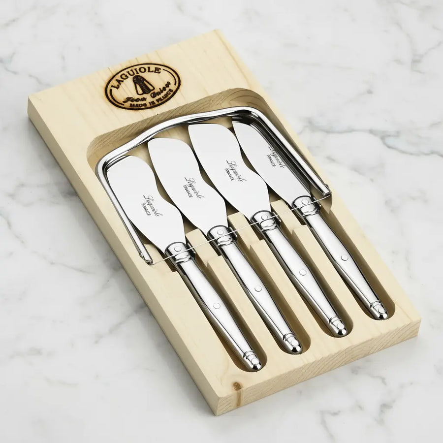 Jean Dubost Laguiole Foie Gras Knife and Lyre Set
