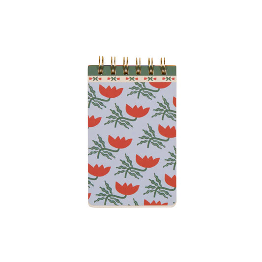 Gentlemen's Hardware A Dopo Twin Wire Notepad - Flower