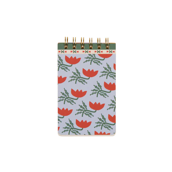 Gentlemen's Hardware A Dopo Twin Wire Notepad - Flower