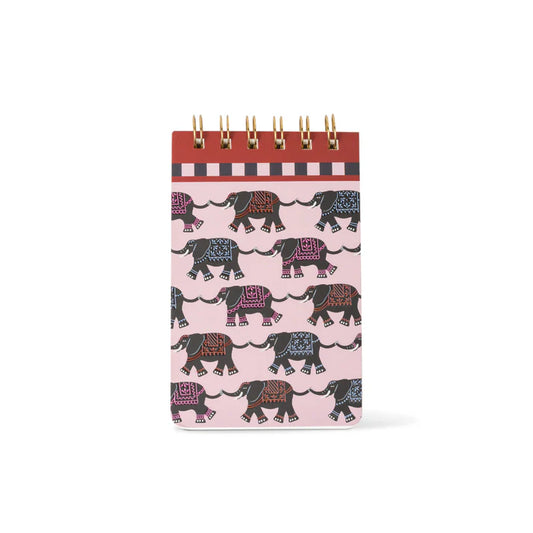 Gentlemen's Hardware A Dopo Twin Wire Notepad - Elephant