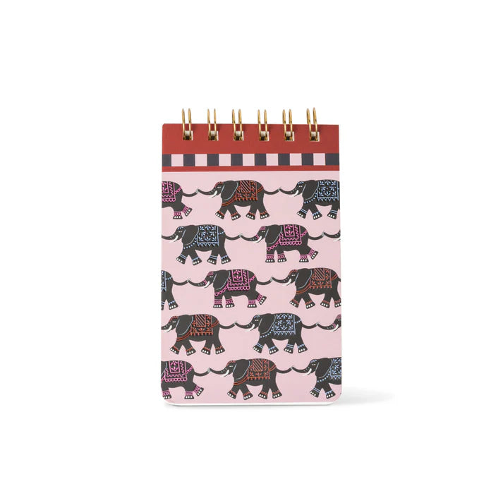 Gentlemen's Hardware A Dopo Twin Wire Notepad - Elephant