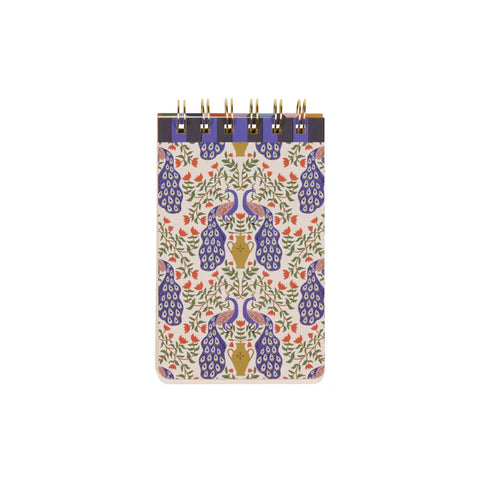 Gentlemen's Hardware A Dopo Twin Wire Notepad - Peacock