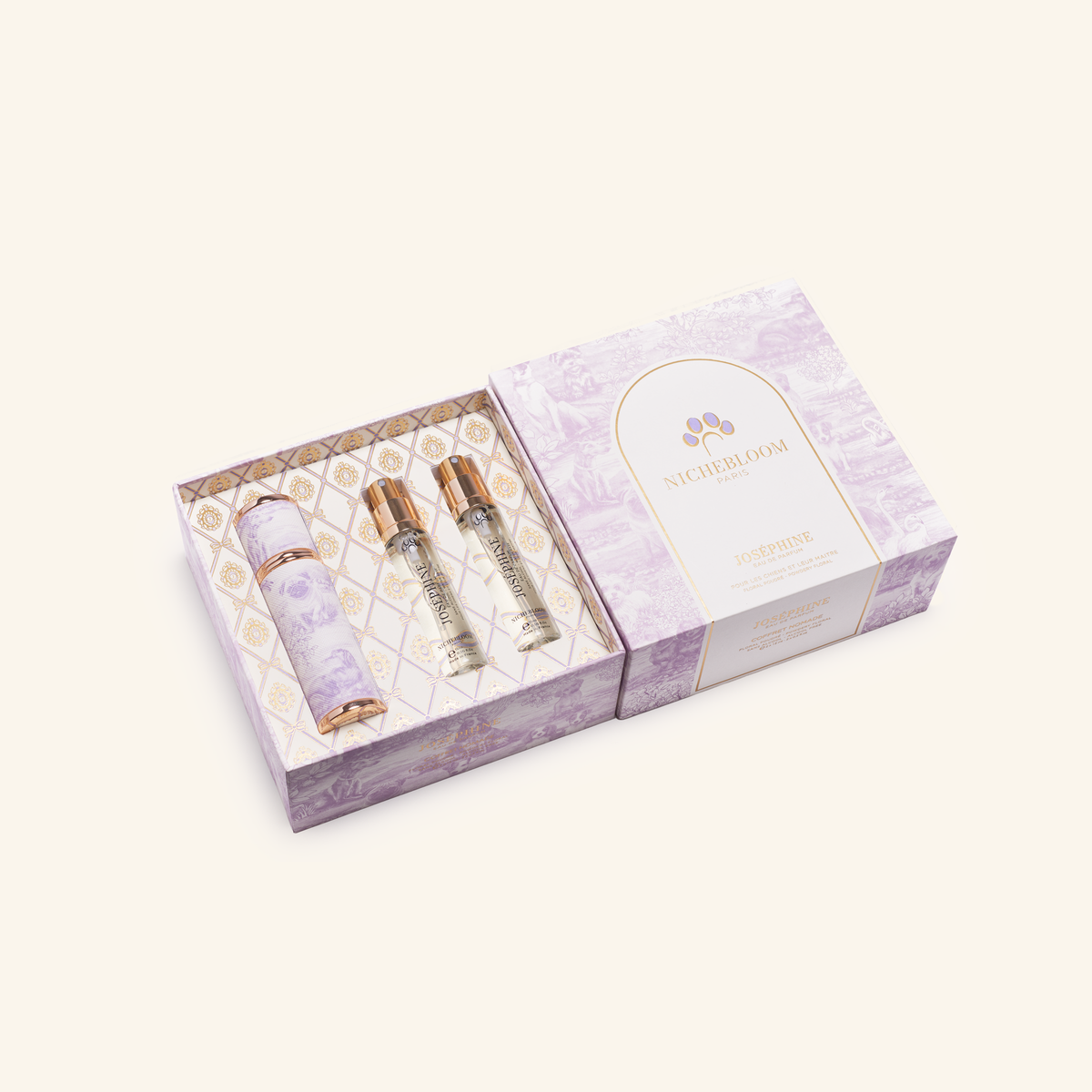 Nichebloom Pet Perfume Travel Set - Josephine
