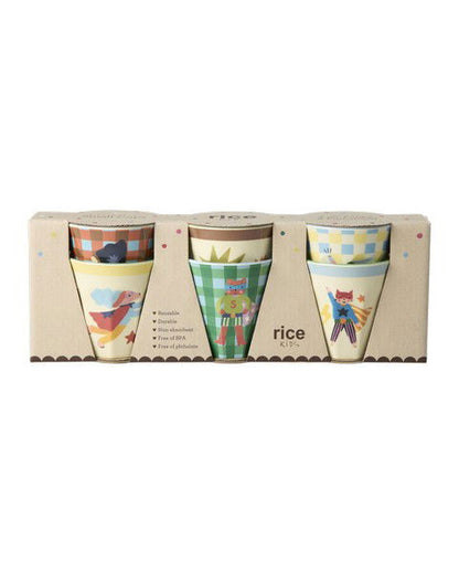 Rice Hero Kids Melamine Cups 160ml - Set of 6