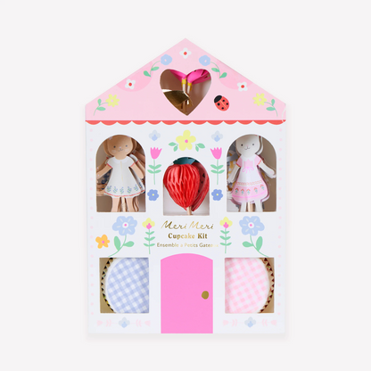 Meri Meri Kitten Club Cupcake Kit (24 Toppers & 24 Cupcake Cases), view 5