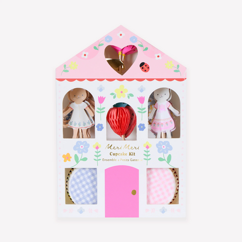 Meri Meri Kitten Club Cupcake Kit (24 Toppers & 24 Cupcake Cases)