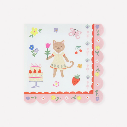 Meri Meri Kitten Club Large Napkins (Pack of 16)