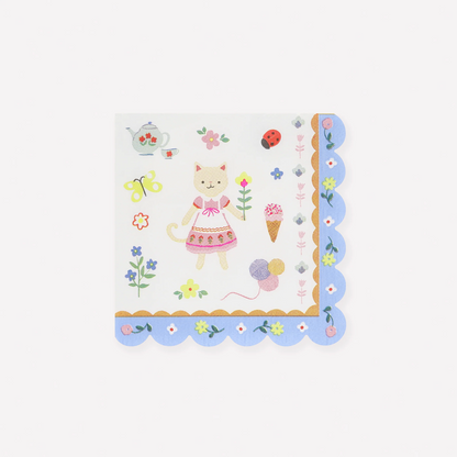 Meri Meri Kitten Club Small Napkins (Pack of 16)
