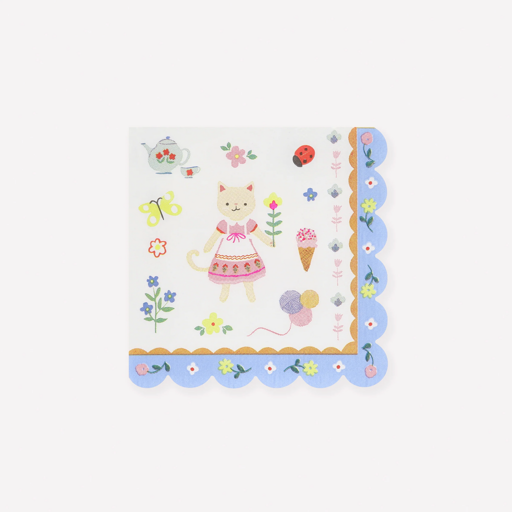 Meri Meri Kitten Club Small Napkins (Pack of 16)