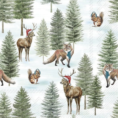 Christmas Lunch Napkin by Mey Hui, view 3