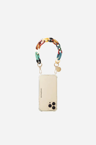 La Coque Francaise - Short Chain Amber Multicolor 40 cm