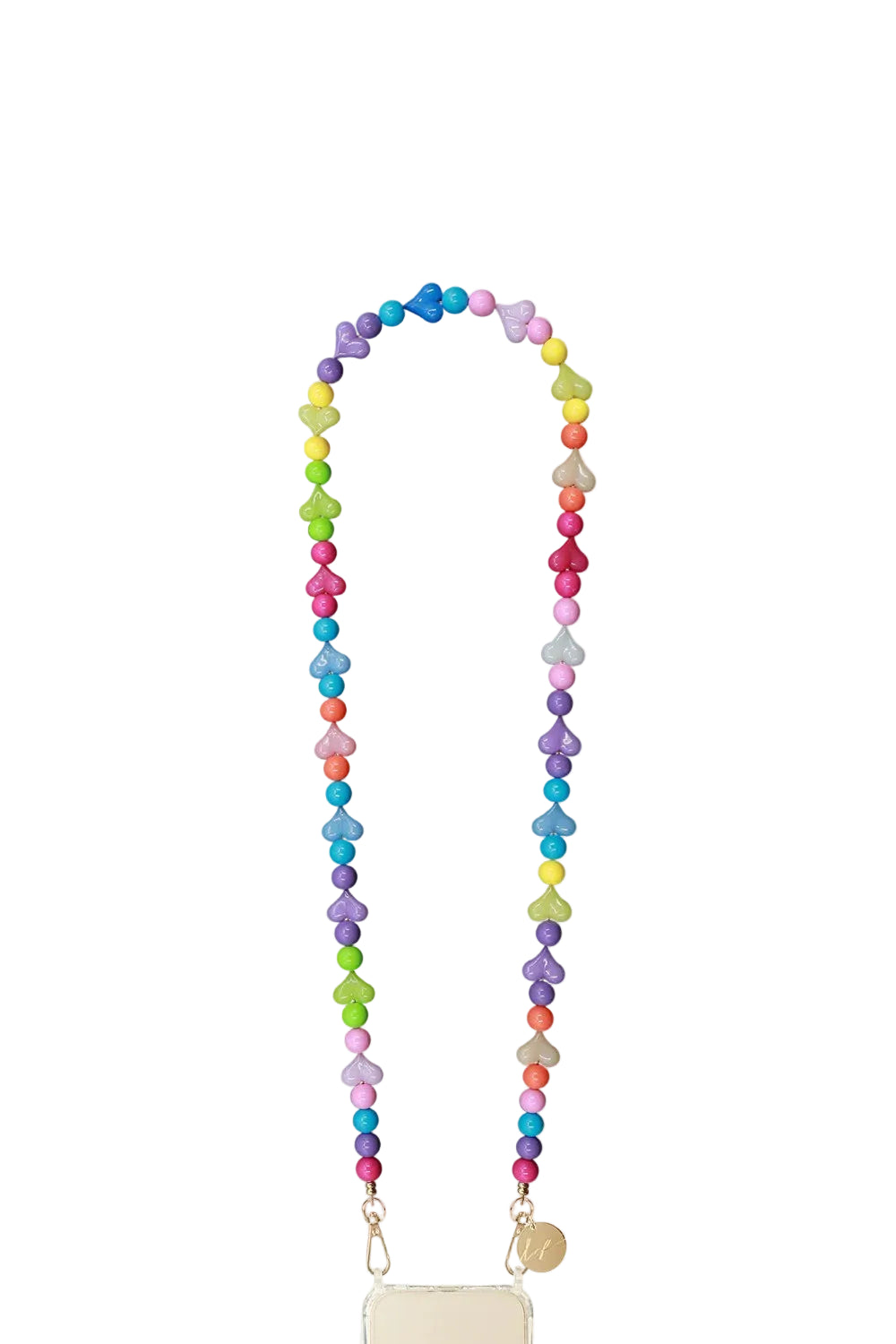 La Coque Francaise Raya multicolor long phone chain 100cm