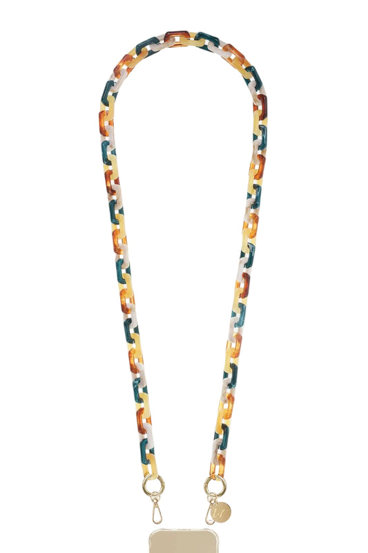 La Coque Francaise - Emmy Long Brown Chain 120cm