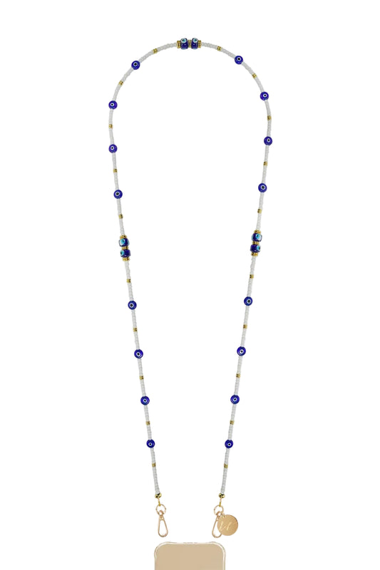 La Coque Francaise - Lyra White Long Chain 120cm