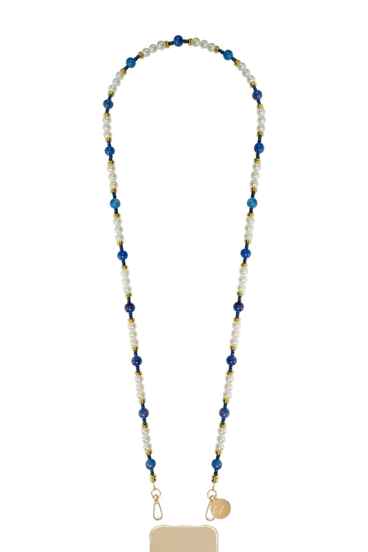 La Coque Francaise - Freida Long Blue Chain 120cm