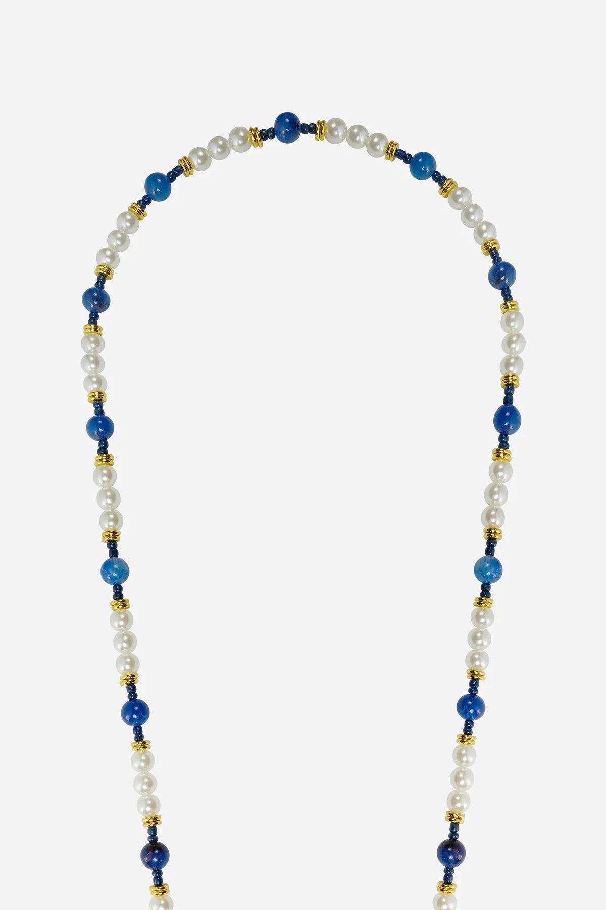 La Coque Francaise - Freida Long Blue Chain 120cm, view 3