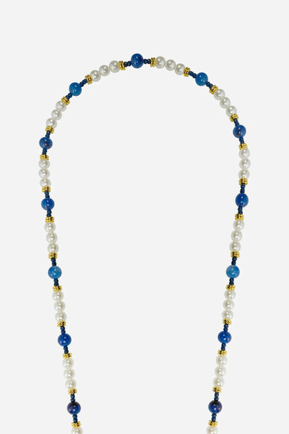 La Coque Francaise - Freida Long Blue Chain 120cm, view 3
