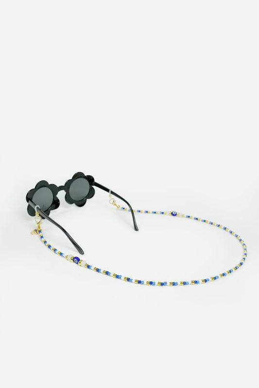 La Coque Francaise - Idra Blue Glasses Chain Jewelry 72cm