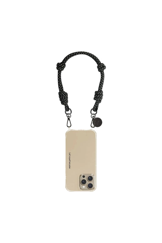 La Coque Francaise - Nolan Black Short Chain 40cm