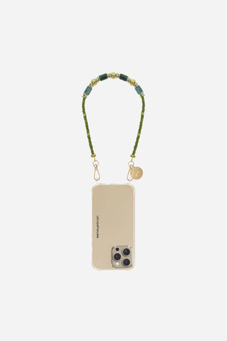 La Coque Francaise Avni Short Necklace Khaki 40 cm
