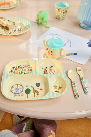 Rice Fun Fair Melamine Baby Dinner Set in Gift Box