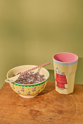 Rice Snoppy Print Melamine Medium Bowl 700ml
