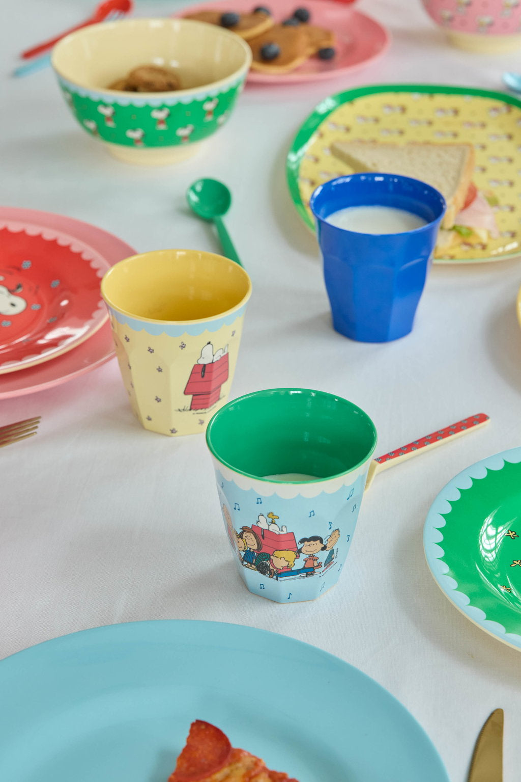 rice Snoopy print melamine medium cup, 250 ml, view 3