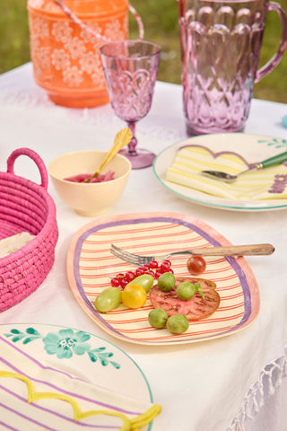 Rice Large Rectangular Dinner Plate