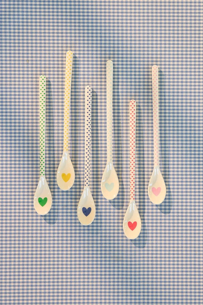 Rice Latte Spoon - Heart - Pce