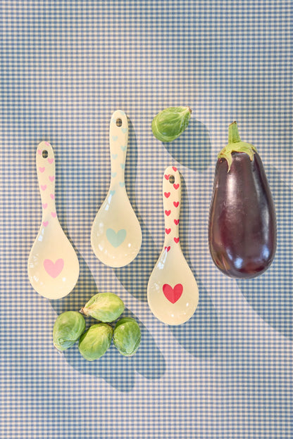 Rice Favorite Hearts Melamine Salad Spoon Piece, view 2