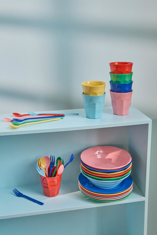 Rice Teaspoons (Assorted Colours) (Set of 6)