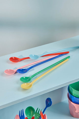 Rice Latte Spoons (Assorted Colours) (Set of 6)