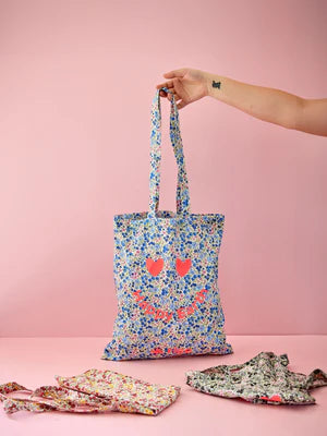 Flower Cotton Tote Bag