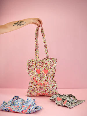 Flower Cotton Tote Bag