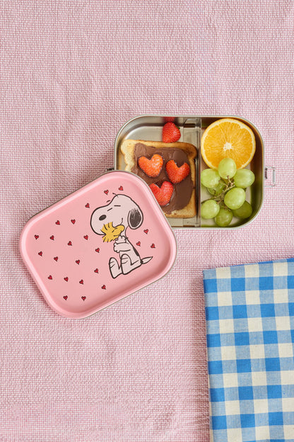 rice Snoopy print stainless steel lunch box, 1400 ml, with divider, view 5