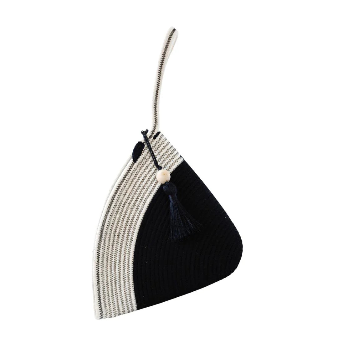 Mia Melange Handle Clutch Bag, view 5