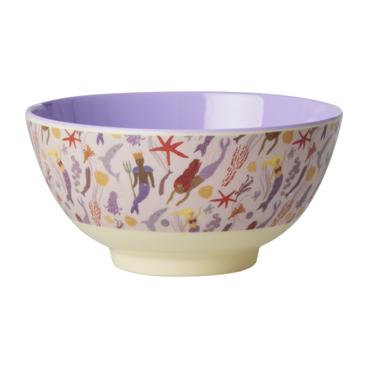 Rice Melamine Mermaid M Bowl