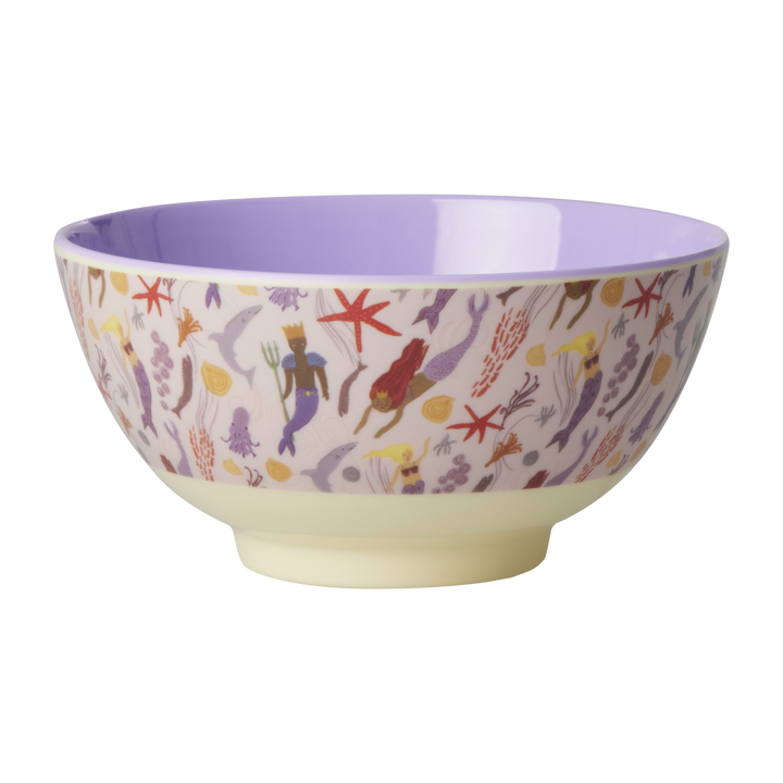 Rice Melamine Mermaid M Bowl