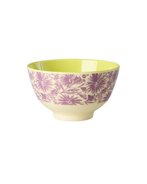 Rice Flower Press Melamine Bowl