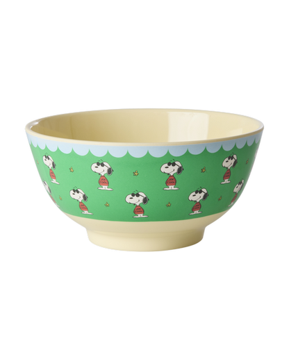 Rice Snoopy Print Melamine Medium Bowl 700ml
