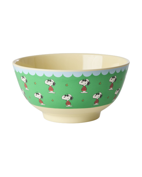 Rice Snoppy Print Melamine Medium Bowl 700ml